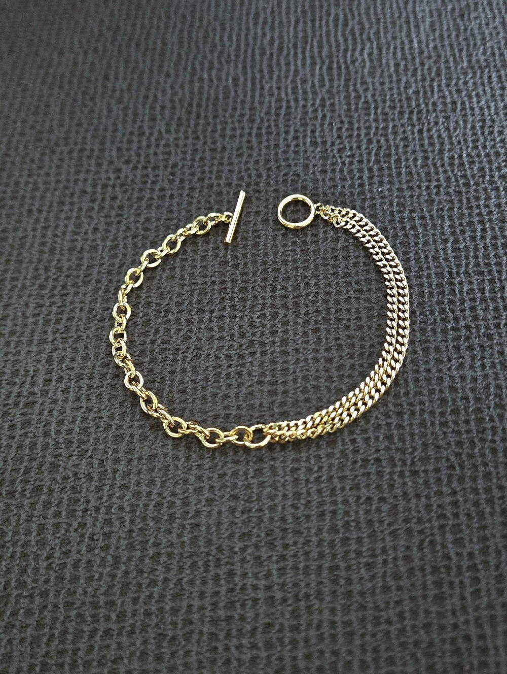 Lussoro Gold💛 Mixed Chain⛓️ Bracelet